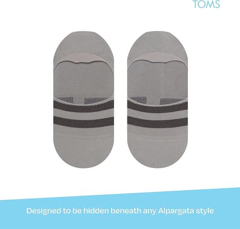 TOMS Ultimate No Show Socks, Non-Slip, Low Cut, Invisible, Single Pair in Saudi Arabia