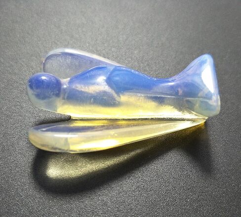 Mina Heal Set of 3 Pocket Guardian Angel Figurines Made of Rose Quartz Gemstone Crystal in Kuwait