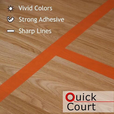 Indoor Pickleball Court Marking Tape, The Complete Pickleball Court Marking Kit - 2'' x 230FT, Pickleball Court Tape with Instructions Included for Fast Court Marking in Saudi Arabia