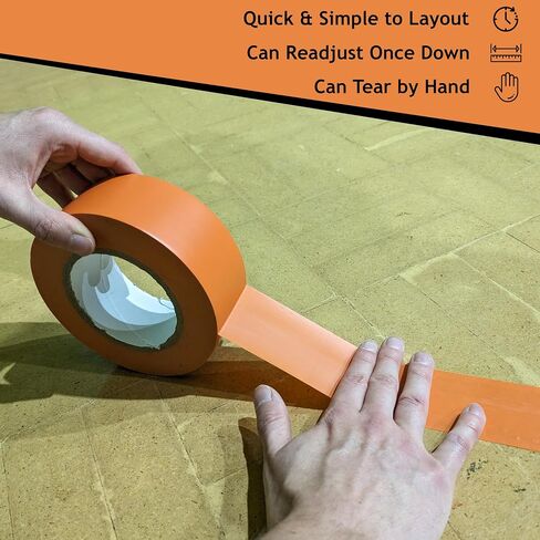 Indoor Pickleball Court Marking Tape, The Complete Pickleball Court Marking Kit - 2'' x 230FT, Pickleball Court Tape with Instructions Included for Fast Court Marking in Saudi Arabia