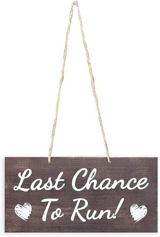 Welcome to Our Forever Sign, Rustic Wooden Welcome Wedding Sign, Brown, 18"x12" in Saudi Arabia