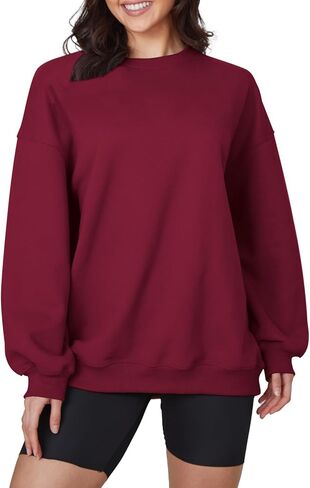 Cloud Oversized Sweatshirt For Women Crewneck Pullover 2024 Fall Fashion Clothes Crew Neck Hoodies Sweaters in Kuwait