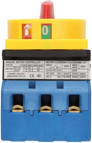 Rotary Cam Changeover Switch 80A/100A 3-Pole 2-Position Rotary Cam On-Off Power Switch Universal Load Circuit Breaker Switch in Saudi Arabia
