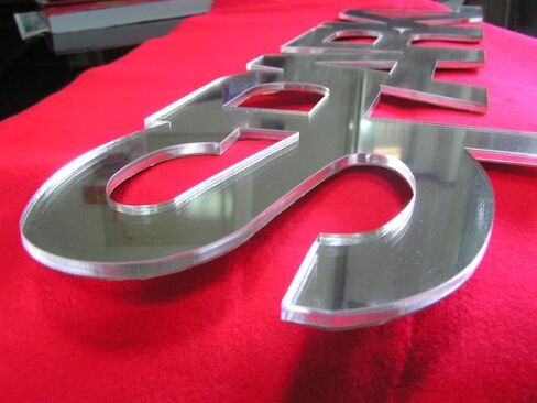 Silver Mirror Acrylic Sheet 1/8"" x 12"" x 12"" Nominal in Saudi Arabia