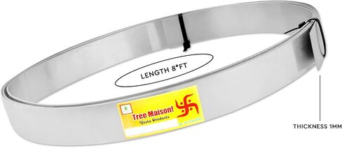 شريط الومنيوم 1 مم | 8 أقدام | العرض- 1 بوصة | علاج فاستو | تصحيح المرحاض | علاج الشريط | مدخل الباب الرئيسي | موازنة المنطقة | منتج ماهافاستو | قطاع كبير in Kuwait