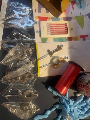 Aluminum Birthday Candles, Silver Birthday Candles, 10 Birthday Candle Pack of 2, Birthday Candles for Cake, Sparkler Candles for Birthday Cake, Birthdate Candle Set of 2 in Saudi Arabia