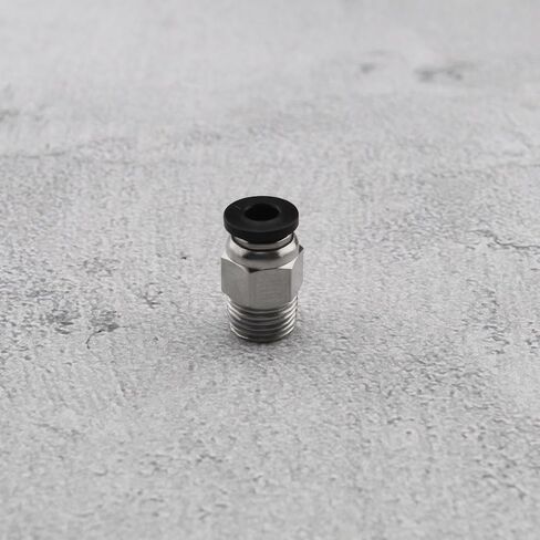 The Lord of the Tools 20PCS PC4-M10 Male Straight Pneumatic PTFE Tube Push In Quick Fitting Connector Compatible with E3D V6 Long-Distance Bowden Extruder 3D Printer in Saudi Arabia