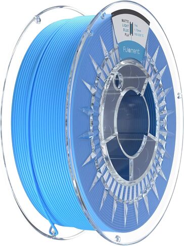لفة خيوط PLA باللون الأزرق الفاتح غير اللامع، بكرة 1 كجم من خيوط الطابعة ثلاثية الأبعاد، 1.75 مم PLA مع تسامح +/- 0.03 مم، خالية من التشابك وخيوط منخفضة in Kuwait