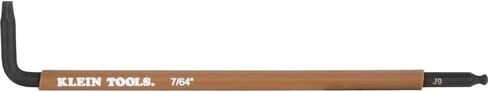 Klein Tools BLS9 9-Piece Extra-Long Hex Key Set, SAE Color-Coded L Style Ball-End Keys with Caddy, Heat-Treated, Sizes 7/64-Inch to 3/8-Inch in Saudi Arabia