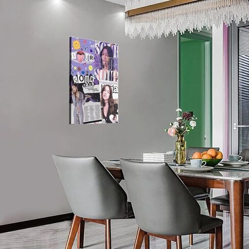 GORVIC Olivia Poster Rodrigo Posters Canvas Poster Room Aesthetic Decoration Wall Art Home Holiday Gift Unframe-style-9 12x18inch(30x45cm) in Saudi Arabia