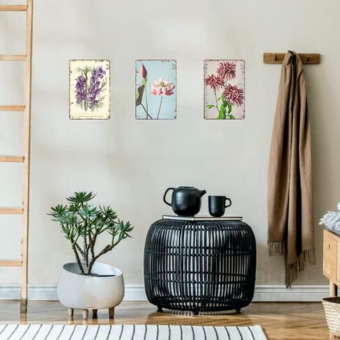 ديكور معدني لجدار الحمام المعرفة القنب معدن القصدير تسجيل خمر الديكور المرآب المنزل حديقة المقاهي المطبخ جدار العتيقة القصدير علامات 8x12 بوصة in Kuwait