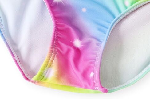 Little Kids Girls Swimsuit 2-Piece Halter Tankini Set Beach Sport Bathing Suit Flying Sleeve Swimwear in Saudi Arabia