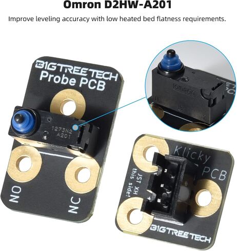 BIGTREETECH Klicky D2H V1.0 Auto Bed Leveling Sensor for Voron 3D Printer Klipper Firmware Compatible EBB SB2209/SB2209(RP2040) CAN, EBB36, EBB42 CAN in Saudi Arabia