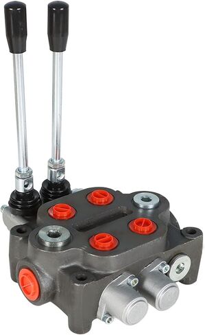 2 Spool 25 GPM Hydraulic Directional Control Valve, 3000 PSI BSPP Ports Double Acting Hydraulic Valve with Joystick in Saudi Arabia