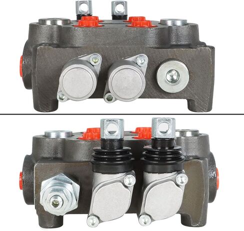 2 Spool 25 GPM Hydraulic Directional Control Valve, 3000 PSI BSPP Ports Double Acting Hydraulic Valve with Joystick in Saudi Arabia