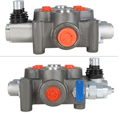 2 Spool 25 GPM Hydraulic Directional Control Valve, 3000 PSI BSPP Ports Double Acting Hydraulic Valve with Joystick in Saudi Arabia