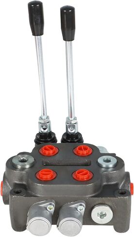 2 Spool 25 GPM Hydraulic Directional Control Valve, 3000 PSI BSPP Ports Double Acting Hydraulic Valve with Joystick in Saudi Arabia