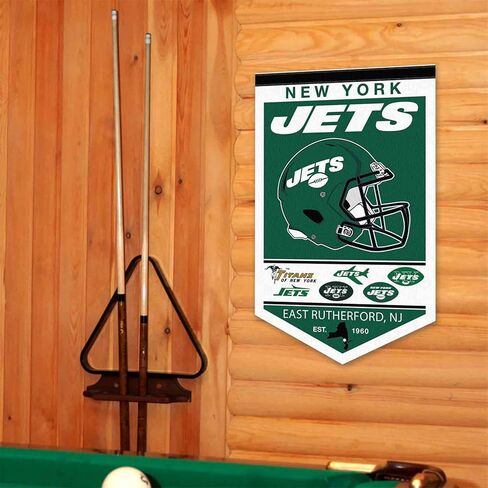 New York Jets Heritage History Banner Pennant in Saudi Arabia