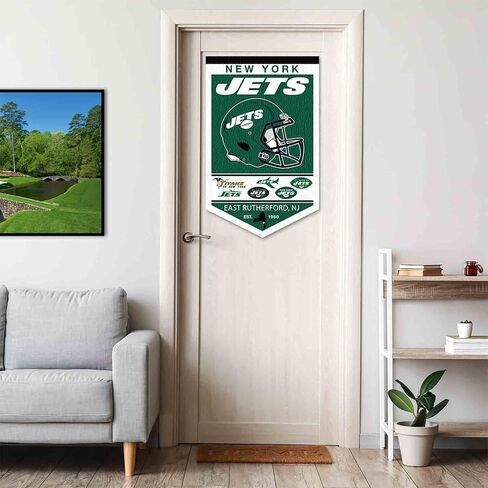 New York Jets Heritage History Banner Pennant in Saudi Arabia