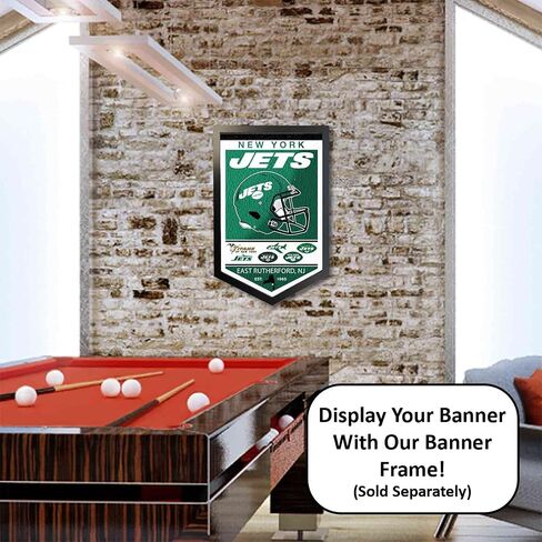 New York Jets Heritage History Banner Pennant in Saudi Arabia