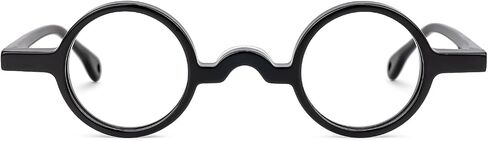 إطار نظارات Zeelool Vintage Acetate Eyewear الدائري مع عدسات شفافة بدون وصفة طبية للنساء والرجال in Saudi Arabia