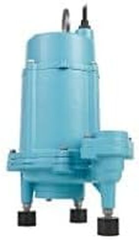 Little Giant 16G-F151-20, 115V, 2958 GPH, 1 HP Automatic Grinder Pump for Sewage and Effluent Systems with Piggyback Tethered Float Switch, Blue, 509810 in Saudi Arabia