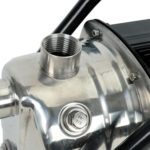 مضخة بئر ضحلة محمولة 1.5 حصان 1210 جيجا في الساعة، مضخة معززة للرش الكهربائي، 120 فولت، مضخة ري تصريف ذاتية التحضير لنافورة العشب، ستانلس ستيل، 120 فولت in Kuwait