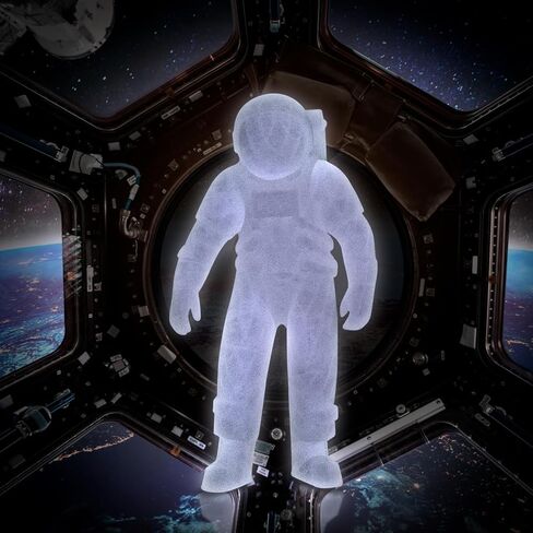 GIANTARM يتوهج في الظلام، خيوط PLA المضيئة 1.75 مم، دقة الأبعاد +/- 0.03 مم، بكرة 1 كجم (2.2 رطل)، مناسبة لمعظم الطابعات ثلاثية الأبعاد (أبيض متوهج) in Kuwait