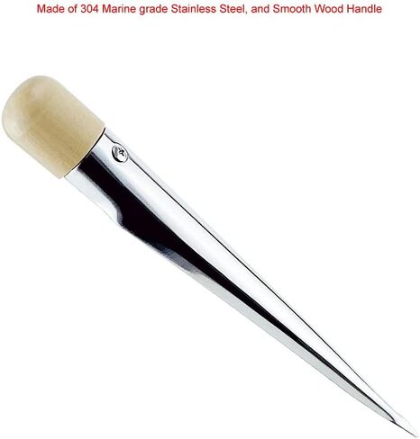 الفولاذ المقاوم للصدأ حبل الربط مسمار FID مع قطر مقبض خشبي. 1/8 "إلى 1/2"، 1/2 "إلى 1"، 1 "وفوق الحبل in Saudi Arabia