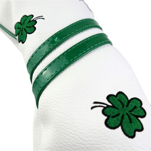 HELLO NRC Golf Head Cover Wood Covers Club Covers for Driver/Fairway/Hybrid UT/Mallet Putter Cover/PU Leather Four Clover Lucky with Interchangeable Number Tag in Saudi Arabia