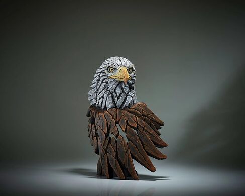 Enesco Edge Sculpture Bald Eagle Animal Figurine, 14.5 Inch, Brown and White in Saudi Arabia