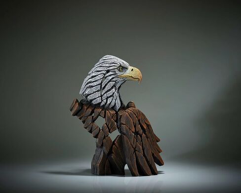 Enesco Edge Sculpture Bald Eagle Animal Figurine, 14.5 Inch, Brown and White in Saudi Arabia