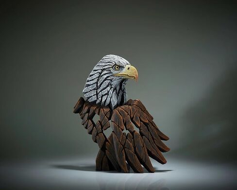 Enesco Edge Sculpture Bald Eagle Animal Figurine, 14.5 Inch, Brown and White in Saudi Arabia