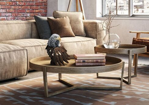 Enesco Edge Sculpture Bald Eagle Animal Figurine, 14.5 Inch, Brown and White in Saudi Arabia