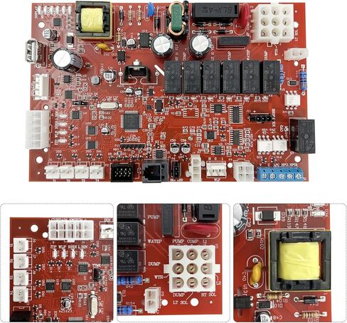 لوحة تحكم 000008309 000008309 لوحة تحكم صانع الثلج مناسبة لسلسلة ماكينة صنع الثلج Manitowoc Indigo، مناسبة لـ ID0302A، D0303W، IY0304A، ID0322A، ID0323W، IY0324A، ID0452A، ID0453W Ice Board in Kuwait