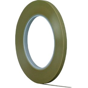 3M Scotch Fine Line Tape 218, High-Performance, Polypropylene Plastic, Instant Adhesion, Moisture and Solvent Resistant, Green Color, 3/8 in x 60 yd, 5.0 mil, 1 Roll