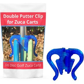 Disc Golf Cart Putter Clip | Holds 2 Putters on your ZUCA Cart | Easily attach to a ZUCA cart handle | Essential Zuca Cart Accessories | Made in The USA | Zuca Disc Golf Cart Accessories