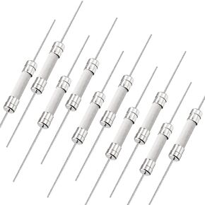 uxcell Fast Blow Fuse Lead Wire Ceramic Fuses 6mm x 32mm 250V F30A 10Pcs