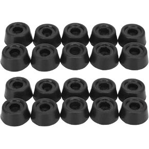 VBESTLIFE Billiard Cue Tail Cover,20PCS Rubber Billiard Pool Cue Bottom Tail Protective Cover Case Snooker Stick Protector Accessories