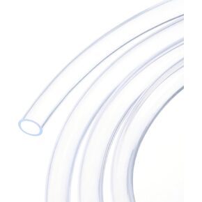 Clear Vinyl Tubing - PVC Tube Hose, Apply to Water Transfer (8mm ID 10mm OD, 3Ft)
