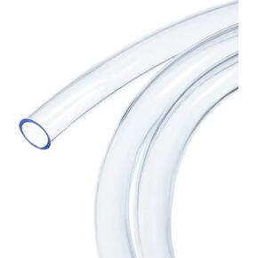 Clear Vinyl Tubing - PVC Tube Hose, Apply to Water Transfer (8mm ID 10mm OD, 3Ft)