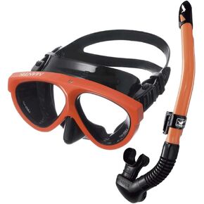 GULL Mantis 5 Black Silicone w/BS Orange Frame