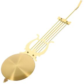 GANAZONO Quartz Wall Clock Pendulum Replacement; Traditional Mechanical Clock Pendulum Grandfather Clock Pendulum Replacement High Gloss Clock Pendulum Golden