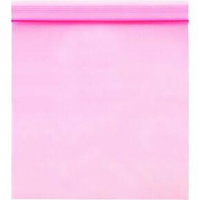 Aviditi 2 1/2" x 3" Reclosable Zipper Anti-Static Pink Poly Bags, for Preventing Static When Packaging and Storing Electronic Components and Accessories, 4 Mil (Case of 1000)