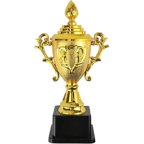 Golden Trophy Cup Award Competition Cup Plastic Competition Trophy Cup for Children