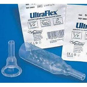 10 -Pack External Condom Catheter 32mm Bard Medical UltraFlex Self Adhering Silicone Intermediate 33303
