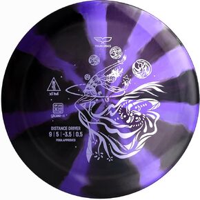 Yikun PDGA Disc Golf Distance Driver 170-175g Glaze Line xihe مثالي للألعاب الخارجية والمنافسة