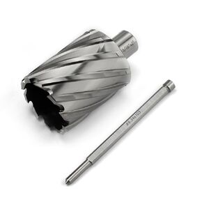 Annular Cutter 3/4 Inch Weldon Shank 1-15/16 Cutting Diameter 2 Cutting Depth Slugger Bits HSS Kit for Magnetic Drill Press