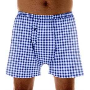 Wearever Incontinence Underwear for Men - Reusable & Washable Men's Bladder Control 2-in-1 Boxer with Regular Absorbency - Leak Proof Underwear (Single Pair) (Oxford) (L) (Waist 38-40)