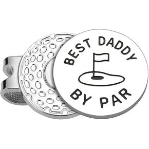 Fathers Day Golf Gifts for Dad Fathers Day from Daughter Son First Fathers Day for New Dad Fathers Day from Wife New Dad Gifts Golf Ball Markers for Men Dad Christmas Birthday Gifts from Daughter Son